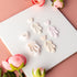 4 Pcs Flowers Shape Polymer Clay Cutters,Floral Petal Polymer Clay Earrings Polymer Clay Molds Clay Cutter Mix Flower Floral Clay Earring Cutters ...