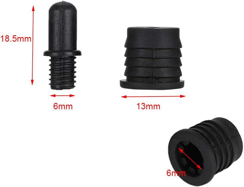 Speaker Grill Guides, 10 Pairs Dust Proof Plastic Speaker Grill Peg Kit Set Speaker Buckles Snap Button Fasteners...