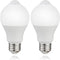 CICINY Motion Sensor Light Bulbs- 9W(60-Watt Equivalent), E26 5000K Daylight A19 800LM Outdoor/Indoor, Dusk to Dawn Security Light Bulbs for Entra...