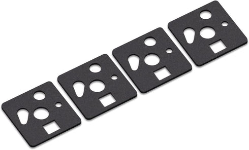 ZugGear DUROCK Keyboard Switch Pads 0.5mm Poron Foam for Hot Swap Keyboard, 120 Pieces...