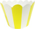 AllyDrew Standard Size Striped Cupcake Wrappers (Set of 20), Yellow...