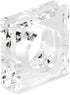 Huang Acrylic Set of 4 Square Beveled Napkin Rings (clear) for table settings, decor, entertainment, parties, and weddings...