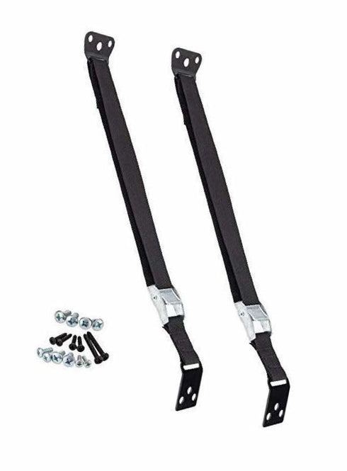 Safety Innovations Heavy Duty TV and Furniture Straps - Baby Proofing Anti Tip Straps for Child and Baby Safety - Expert Designed Strap Anchors Fu...