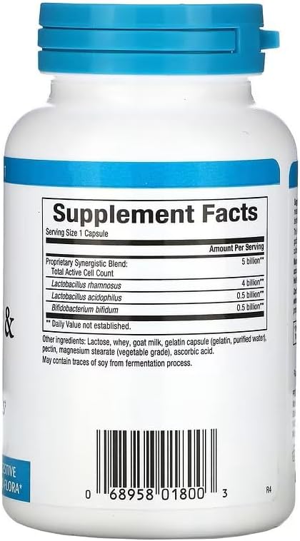 Natural Factors Acidophilus & Bifidus, 90 Capsules (Multi-Pack)...