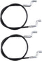 1501123MA Front Drive Clutch Cable for Murray Craftsman Dual 2-Stage Snow Thrower 1501123 (2-Pack)...