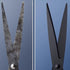 Black Office Scissors 7 Inch All Purpose Sharp Scissor Stainless Steel Blade Shears Straight ABS Handle Shear for Paper, DIY Craft, Office, School...