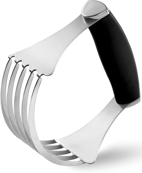 Gifbera Pastry Cutter, Large Pastry Blender with Comfortable Handle & Heavy Duty Stainless Steel Blades, Black...