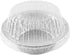 PACTOGO Disposable Aluminum 5 3/4" Meat Pot Pie Extra Deep Pan Baking Tin w/Clear Dome Lid (Pack of 6 Sets)...