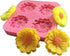 3D Daisy Rose Flowers Silicone Mold Fondant Mould for Cupcake Cake Decorating Tool Chocolate Gumpaste Mold Sugarcraft Bakeware (4flowers molds)...