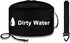UNXMRFF 1 Pack Black Waterproof RV Hose Storage Bags with Drawstring Mesh Top, RV Utility Bag, Sewer Hose Bag, RV Camper Tools Accessories Bag for...