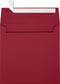 LUXPaper Square Invitation Envelopes | Peel & Press | 6" x 6" | Garnet Red | 80lb. Text | 50 Qty...