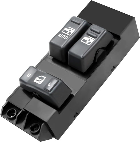 Master Power Window Switch for 1999 2000 2001 2002 Chevy Silverado GMC Sierra 1500, 2500, 2500 HD, 3500 2-Doors Pickup Truck Replace # 15047637#Gr...