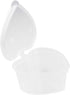 24 Pieces 2.4 oz Heart Shaped Slime Storage Containers Transparent Small Plastic Box with Hinged Lids...