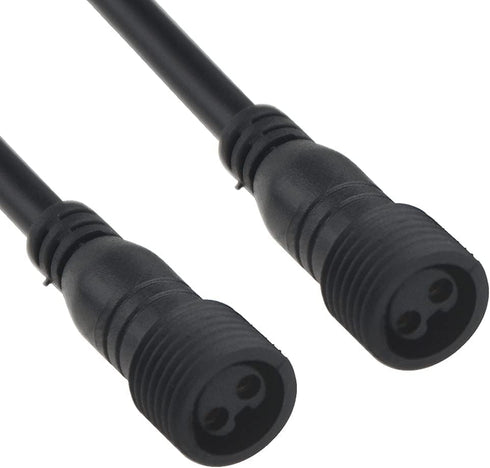 WMYCONGCONG 6 Pairs 2 Pin Electrical Connector 16AWG IP65 Male Female Light Emitting Diodes Connector Extension Cable 15mm Nut Small Size for Car ...