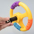 Toyvian Cars Toy Toy Car Steering Wheel, Simulated Driving Steering Wheel, Plastic Steering Wheel, Small Steering Wheel Toy, for Rocking Car Child...