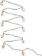 Kurt Adler 10-Light Clear Pinecone Light Set...