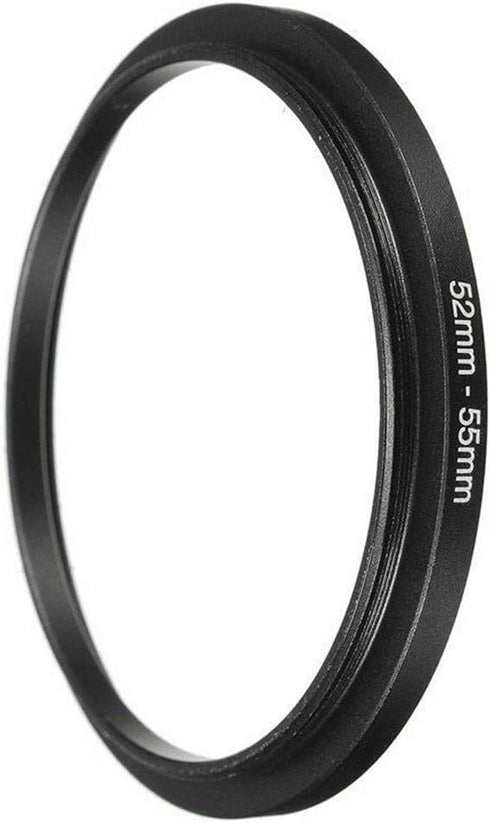 7Pcs Filter Ring Adapter Set, Aluminum Camera Lens Filter Ring Adapter Kit, Camera Professional Mini Step Up, Camera Accessories(49-52mm 52-55mm 5...