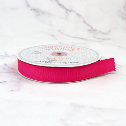 Creative Ideas 7/8-Inch Solid Grosgrain Ribbon, 50-Yard, Hot Pink...