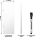 1 pc Dry Erase Monitor Memo Board, Magnetic Dry Erase Multifunction Whiteboard Monitor Side Panel, Desktop Memo Board with a Pen (1)...