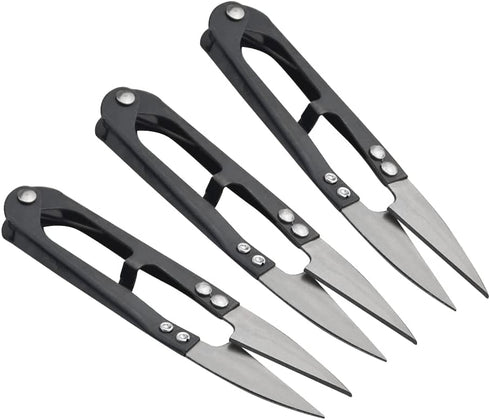 12Pack 4.1Inch Sewing Scissors Yarn Thread Craft Scissors Small Snips Trimming Nipper for Home Office School DIY Projects (Black)...