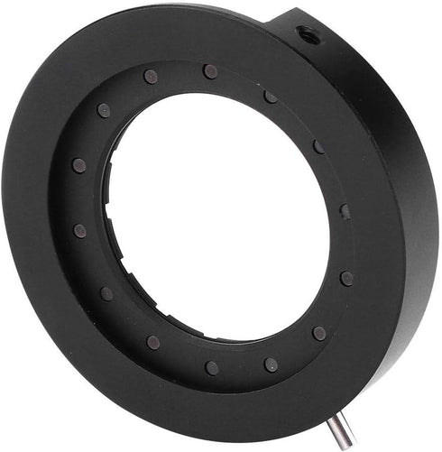 Iris Diaphragm, Microscope Iris Adapter Aperture Adjustable Lens Optical Diaphragm for Microscope (SK25 with Bas)...