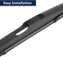 X AUTOHAUX 365mm 14" Car Rear Windshield Wiper Blade Arm Set for Nissan Versa 07-12...