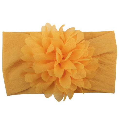 Toptim Baby Head Wrap Chiffon Flowers Newborn Infant Soft Nylon Headbands...