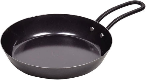 Pearl Metal HB-372 One Hand Grill Pan, 6.3 inches (16 cm), Recipe Included, Induction Compatible, Iron, Racking, Made in Japan...