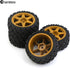 1/10 RC On Road Tires Rubber Rally Tyres and Wheels Rims 12mm Hex for 1/10 Scale RC Racing Drift Car HPI KYOSHO Tamiya XV01 XV02 TA06 TT01 TT02 PT...