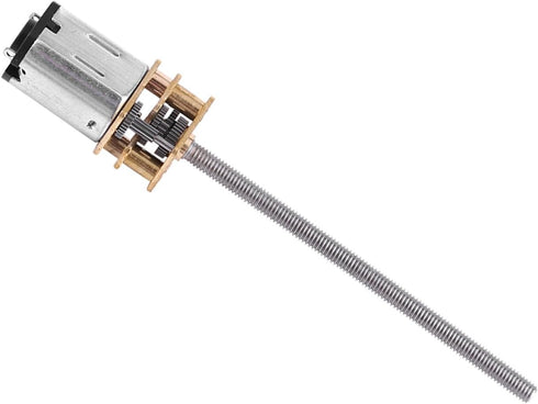 DC 6V Gear Motor High Electric with Long M355MM Screw Thread Output Shaft 30/60/100/150/200/300/400/500RPM (6V 30RMP)...
