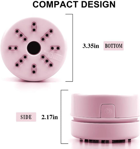 BLOCE Diamond Tools, Diamond Accessories for Diamonds, Desk Accessories Hand-Held Vacuum Cleaner, Desk Vacuum Cleaner Mini (Pink)...