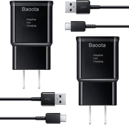 Type C Charger Fast Charging,Android Phone Charger Block with USB C Charger Cable 6.6Ft for Samsung Galaxy S24 Ultra/S23 Plus/S22/S21/S20/S10/S10 ...