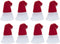 Christmas Crafts Tiny Gnome Felt Santa Hats - 8 Count - 1 x 2 Inches...