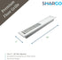 Precision Flow 2"x 10" Steel Floor Register - 2 Way Louvered Design,Glacier White Finish - Premium Home Vent Covers, Durable & Decorative - Fits 2...