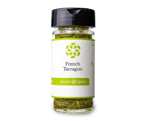 Savory Spice French Tarragon Leaves - Dried Tarragon Seasoning | Whole, Dry Tarragon Herbs for Cooking (Medium Jar - Net: 0.55 oz)...