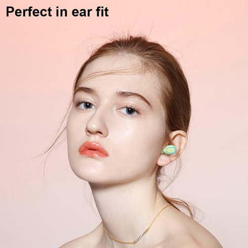 Fully Wireless Bluetooth 5.0 Rechargeable iPX4 Water & Sweat Proof Earbud Headphones w Microphone, Touch Controls, Smart LCD Charging Case, 3D Ste...