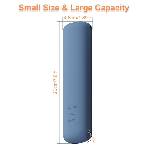 FERYES Makeup Brush Holder, Magnetic Anti-fall Out Silicon Portable Cosmetic Face Brushes Holder, Soft and Sleek Makeup Tools Organizer for Travel...