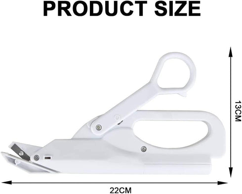 Electric Scissors, Multipurpose Home Electric Fabric Scissors with Safety Switch, Battery Operated Handheld Electric Scissors Tailor Sewing Scisso...