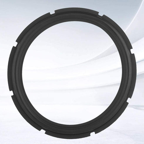 Universal Rim Woofer Bass Loudspeaker Surrounds Circle Foam for Bass Speaker Perforated Rubber Edge Subwoofer Spare Parts (Black)...