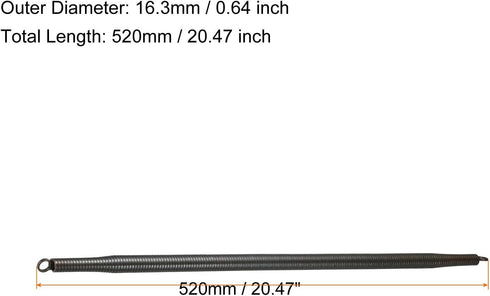PATIKIL 16.3mm OD B Type Spring Tube Bender 520mm Long for 18-20mm PVC Pipe in Home Renovations and Electrician Wiring...