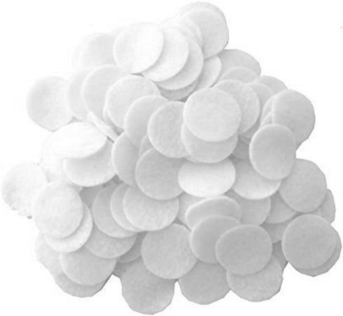 Playfully Ever After 1 Inch White 100pc Stiff Felt Circles...