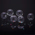 PH PandaHall 30 Pcs 18mm Mini Empty Clear Glass Globe Bottle Wish Ball Bottles DIY Pendant Charms with 30 Pcs 8mm Cap Bails for Jewelry Making...