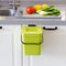 Food Waste Basket Bin for Kitchen, Odor-Free Food Scrap Container,Small Countertop Compost Bin with Lid, Mini Garbage Can Wall Mounted Trash Can, ...