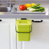 Food Waste Basket Bin for Kitchen, Odor-Free Food Scrap Container,Small Countertop Compost Bin with Lid, Mini Garbage Can Wall Mounted Trash Can, ...