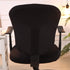 Computer Office Chair Cover - Split Protective & Stretchable Cloth Polyester Universal Desk Task Chair Chair Covers Stretch Rotating Chair Slipcov...