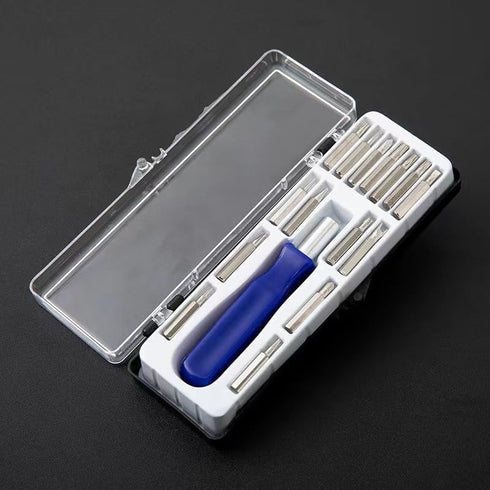 16 in 1 Premium Precision Screwdriver Set, Small Pocket Screwdriver Set with Phillips Flathead Tox Screwdriver Bits, Mini Screwdrivers Kit for Ele...