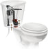 Fluidmaster 400AKR Universal All in One Toilet Repair Kit for 2-Inch Flush Valves, Easy Install...