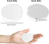 Sublimation Blanks Car Coasters, 6pcs Ceramic Sublimation Coasters Blanks for Cup Holders, Absorb Spills to Keep Cupholders Clean (White-Light (Ce...