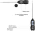 Digital Meat Thermometer Backlight,Waterproof Instant Read Food Thermometer for Cooking Grilling BBQ Baking Liquids Beef Turkey (Black)...