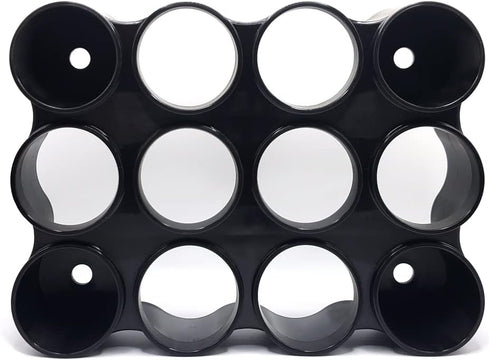 Adhesive Wall Mounted 12 Slot Coffee Pod Holder and Organizer. Space Saving Storage Rack Compatible with K Cups Saves Room in Drawers, Cupboards a...
